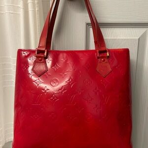 Louis Vuitton Glossy Cherry Red Monogram Tote